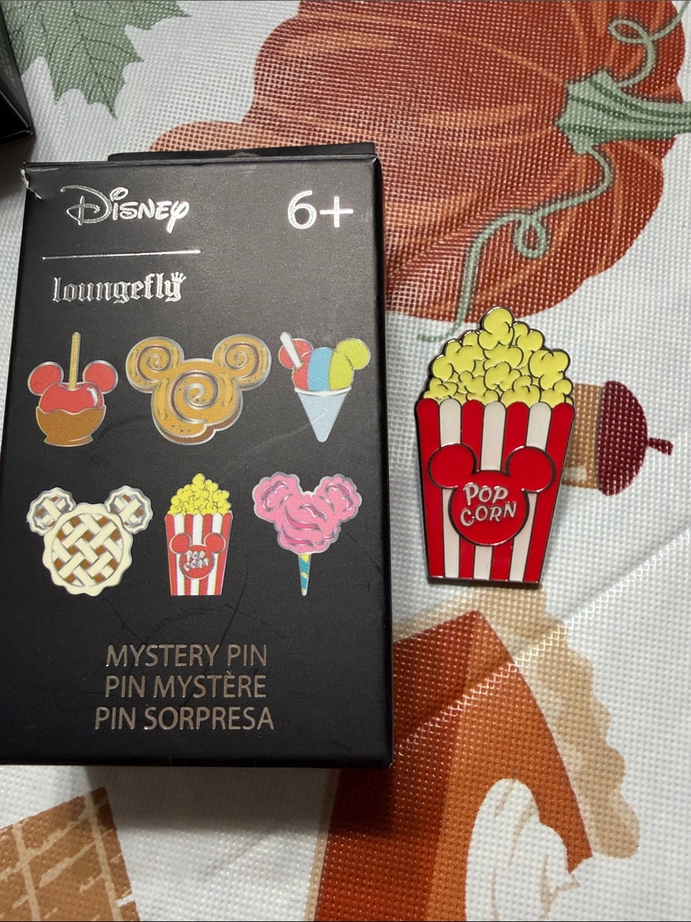 Loungefly disney Popcorn Enamel Pin